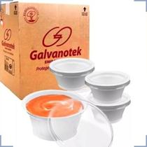 kit 350 Pote Molho 30ml + Tampa descartável G 695 Galvanotek embalagens para delivery e restaurantes