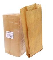 Kit 3500 Saco Papel Cereais Pardo Kraft 30X12X6Cm 2Kg Kit 3500 Saco Papel Cereais Pardo Kraft 30X12X6Cm 2Kg