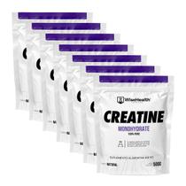 Kit 3,5kg Creatina Monohidratada Pura Importada - Wisehealth