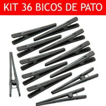 Kit 36 Bico De Pato Presilhas Jacaré Para Cabelo Prendedor
