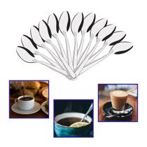 Kit 36 Colherinhas Café Chá Sobremesa Restaurante Padaria Cafeteria Inox