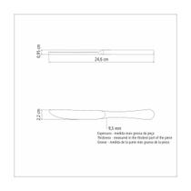Kit 36 Facas de Mesa Tramontina Classic Forjada em Aço Inox