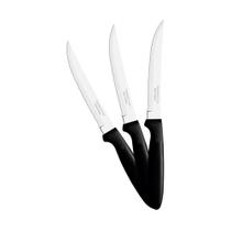 KIT - 36 Facas para Churrasco Ipanema Com Lâmina em Aço Inox 5 POL Cabo Preto FPTOP - Tramontina KIT - 36 Facas para Churrasco Ipanema Com Lâmina em Aço Inox 5 POL Cabo Preto FPTOP - Tramontina