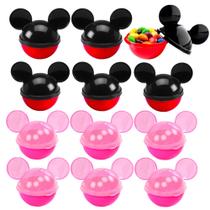 Kit 36 Mini Pote Orelha Mickey Minnie Doces Lembrança Festa