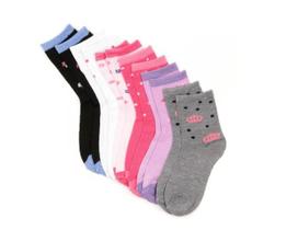 kit 36 pares de meias para crianças 1 a 4 anos menina - Lynx produções