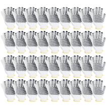 Kit 36 Pares Luva Pano Tricotada Malha Pigmentada Branca Epi