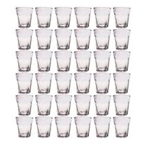 Kit 36 Peças Copo Shot Vidro Tequila Cachaça Bar 45ml Dose