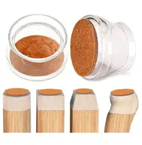 Kit 36 Pezinho Com Feltro Na Sola Para Moveis 15Mm A 23Mm