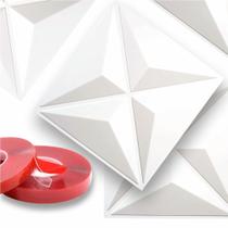 Kit 36 placas 3d pvc ***auto adesiva*** modelo estrelar Kit 36 placas 3d pvc ***auto adesiva*** modelo estrelar