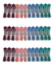 Kit 36 Prendedor De Roupas Grande Flower Emborrachado Color Kit 36 Prendedor De Roupas Grande Flower Emborrachado Color