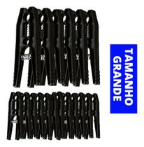 Kit 36 Prendedores De Plástico Anti Ferrugem Tamanho Grande