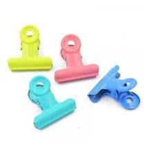 Kit 36 Presilha Metal Para Unha Curvatura C alongamento Colorida Tamanho P