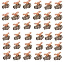 Kit - 36 Registros de Esfera Roscável 3/4 Tigre