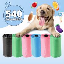 Kit 36 Rolinhos C/ 15 Sacos De Lixo Coco Pet Gato E Cachorro
