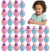 Kit 36 Tag Toys Ovos Brinquedos De Unicórnio Sensorial Coloridos Com Cores Sortidas
