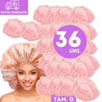 Kit 36 Toucas de Banho Grandes para Cabelos Volumosos Conforto e Segurança