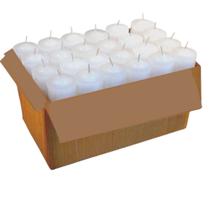 Kit 36 Velas de 7 Dias Branca 250 Gramas