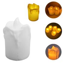 Kit 36 Velas Led Eletrônica Decorativa Simula Luzes Acesa