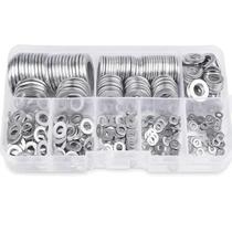 Kit 360 arruelas lisa m2 m2.5 m3 m4 m5 m6 m8 m10 zincada Kit 360 arruelas lisa m2 m2.5 m3 m4 m5 m6 m8 m10 zincada
