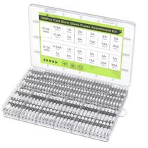 KIT 360 FUSIVEIS BANANA TUBO VIDRO 250V 5x20mm e 6x30mm