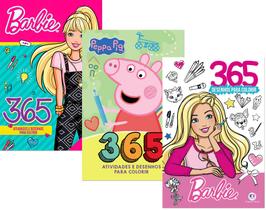 Kit 365 Atividades - Barbie + Peppa Pig + Barbie 2 - Ciranda Cultural