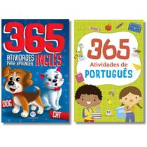 Kit - 365 Atividades de Português + 365 Atividades Inglês Básico P/ Iniciante Kit - 365 Atividades de Português + 365 Atividades Inglês Básico P/ Iniciante