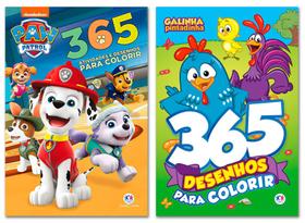 Kit 365 Atividades e Desenhos de Colorir - Galinha Pintadinha + Patrulha Canina - Ciranda Cultural Kit 365 Atividades e Desenhos de Colorir - Galinha Pintadinha + Patrulha Canina - Ciranda Cultural