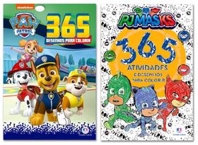 Kit 365 Atividades e Desenhos - PJ Masks + Patrulha Canina Kit 365 Atividades e Desenhos - PJ Masks + Patrulha Canina