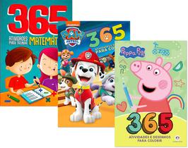 Kit 365 Atividades - Matemática Patrulha Canina Peppa Pig - Ciranda Cultural Kit 365 Atividades - Matemática Patrulha Canina Peppa Pig - Ciranda Cultural