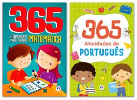 Kit 365 Atividades - Matemática + Português - Ciranda Cultural