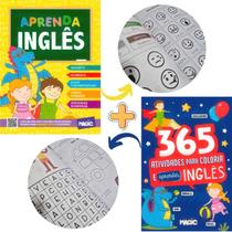Kit 365 Atividades Para Colorir e Aprender Inglês + Aprenda Inglês Magic Kids Kit 365 Atividades Para Colorir e Aprender Inglês + Aprenda Inglês Magic Kids