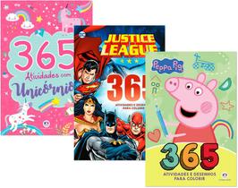 Kit 365 Atividades - Unicórnios Liga da Justiça Peppa Pig - Ciranda Cultural Kit 365 Atividades - Unicórnios Liga da Justiça Peppa Pig - Ciranda Cultural