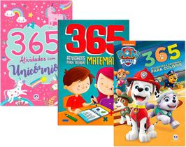 Kit 365 Atividades - Unicórnios Matemática Patrulha Canina - Ciranda Cultural Kit 365 Atividades - Unicórnios Matemática Patrulha Canina - Ciranda Cultural