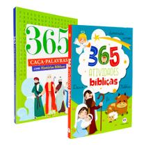 Kit 365 Caça-Palavras com Histórias Bíblicas + 365 Atividades Bíblicas Ciranda Cultural