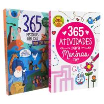 Kit 365 Histórias Bíblicas para Ler e Ouvir + 365 Atividades para Meninas