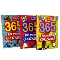 Kit 365 Palavras Cruzadas 3 Livros Pé da Letra