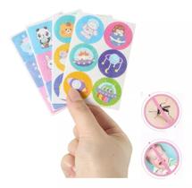 Kit 36x Adesivos Repelente Infantil Sai Dai Mosquito Dengue Cor Mista