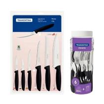 Kit 37 Peças Faqueiro Ipanema Tramontina E Facas Plenus