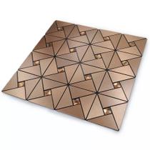 Kit 38 Placas Pastilha Autoadesiva Decorativa 3D Lavável Cozinha Banheiro Lavabo 30x30cm