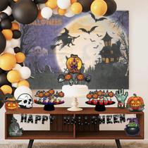 Kit 39 Itens para Decoração de Festa Halloween Dia das Bruxas Kit 39 Itens para Decoração de Festa Halloween Dia das Bruxas