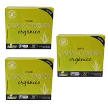 Kit 3cx Chá de Capim-Cidreira Orgânico (30 sachês) Campo Verde Kit 3cx Chá de Capim-Cidreira Orgânico (30 sachês) Campo Verde