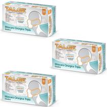Kit 3cx Máscara Cirúrgica Descartável Tripla Proteção 150UN