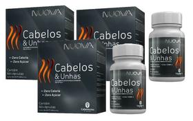 Kit 3cx Nuova Cabelos E Unhas 60 Cápsulas - Catarinense - Catarinense Pharma