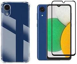 Kit 3D A03 CORE Capa Anti Shock Transparente + Película de Vidro 3D Galaxy A03 Core Kit 3D A03 CORE Capa Anti Shock Transparente + Película de Vidro 3D Galaxy A03 Core