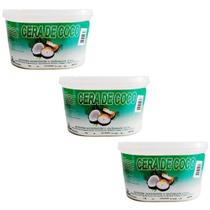 Kit 3kg Cera De Coco Para Velas 100 Vegetal Vegana SOLVEN