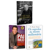 Kit 3livros, Pai Rico, Pai Pobre + O Rei Dos Dividendos + Os Segredos Da Mente Milionária, Segredos Para Enriquecer, Edição Atualizada Kit 3livros, Pai Rico, Pai Pobre + O Rei Dos Dividendos + Os Segredos Da Mente Milionária, Segredos Para Enriquecer, Edição Atualizada
