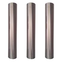 Kit 3m Duto 8 Polegadas Inox 304 Chaminé Forno Iglu Lareira Kit 3m Duto 8 Polegadas Inox 304 Chaminé Forno Iglu Lareira