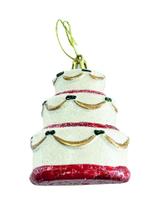 Kit 3pçs bolo andares escarlate candy natalino