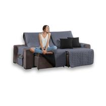 Kit 3Pçs Capa Sofá Retrátil Shield Matelada Dupla Face 400