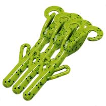 Kit 3pçs Isca Artificial Soft Criatura Bailarina Hog 10cm Pesca Traira